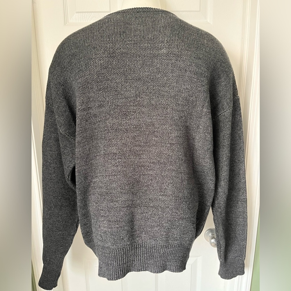Mens Essentials FOG Fear of God Jacquard Knit Cotton Crewneck Sweater - Picture 8 of 10